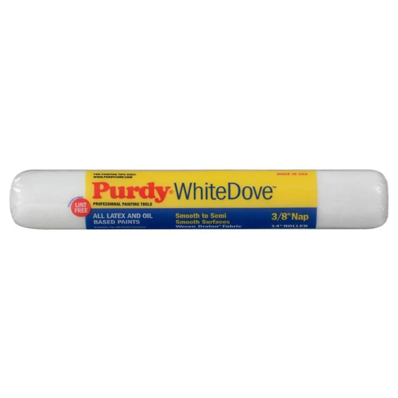 White Dove 14 In. W X 3/8 In. Dralon Paint Roller Cover 1 Pk