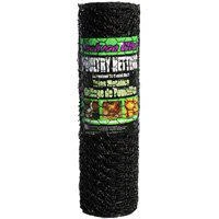 12012629 Poultry Hex Netting, 50 Ft L, 48 In W, 20 Gauge, Galvanized