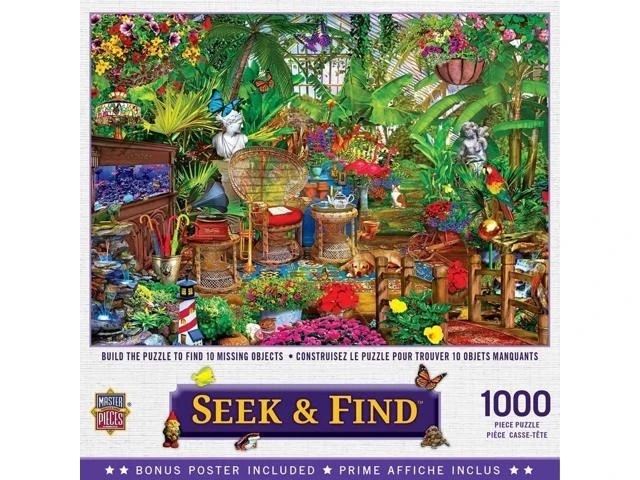 Garden Hideaway 1000 Piece Jigsaw Puzzle - 19.25 X 26.75 Inches