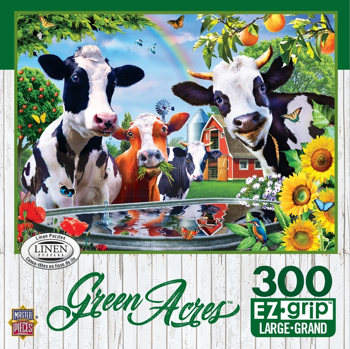 Green Acres Moo Love 300 Piece Ez Grip Jigsaw Puzzle