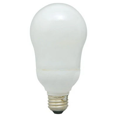 GE Lamps FLE20/2/A19XL Self-Ballasted A19 Compact Fluorescent Lamp 20 Watt  120 Volt  2700K  Medium Screw E26 Base  10000 Hour Life  Soft White
