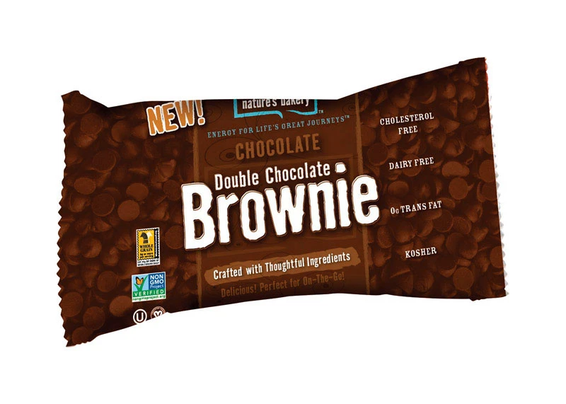 Nature's Bakery Chocolate Double Chocolate Brownie 2 oz. Pouch