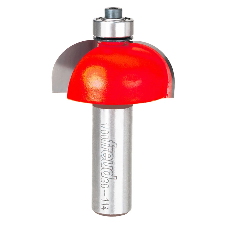 Freud 1-1/2 In. Diameter X 1/2 In. Shank X 2-1/2 In. Length Carbide Cove Router Bit
