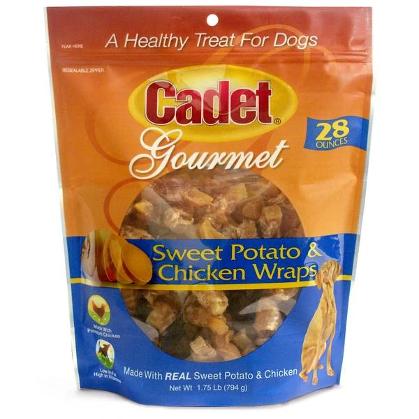 Sweet Potato And Chicken Wraps Dog Treats, 28 Ounce Pack