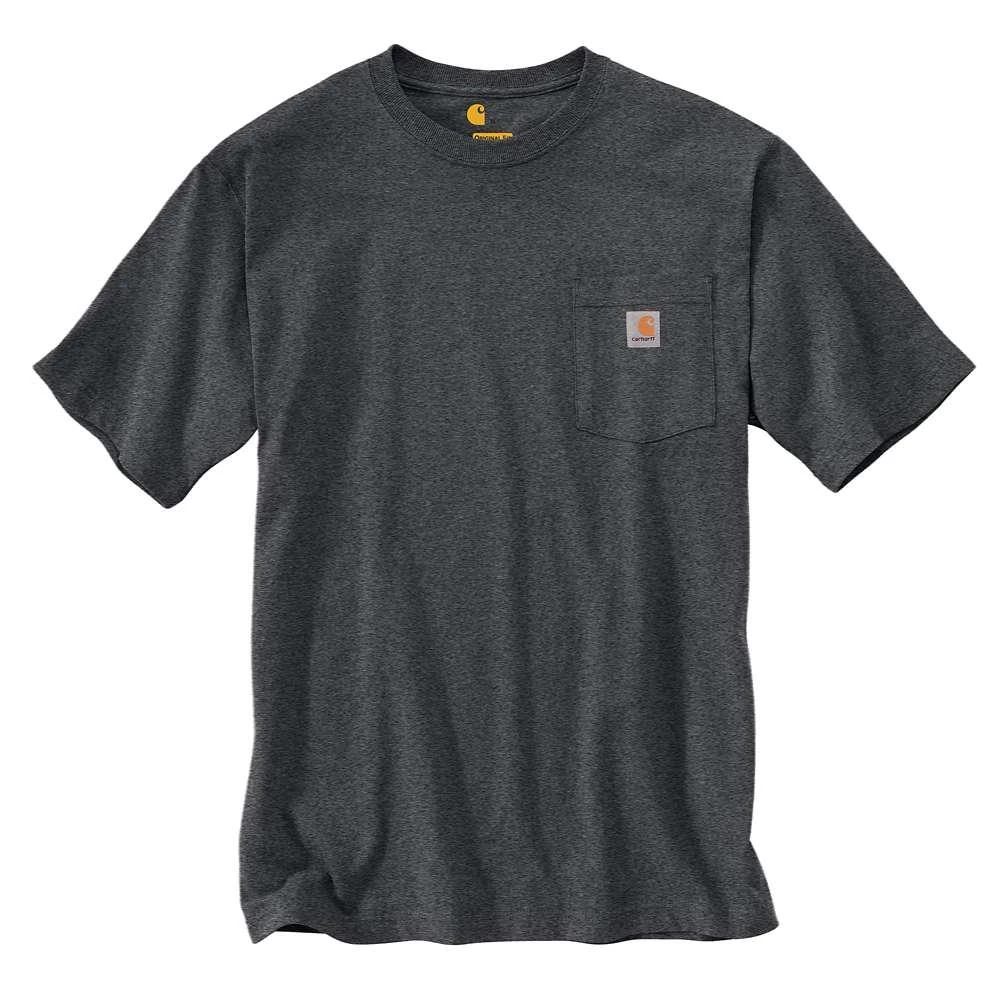 Men's Regular X Large Granite Heather Cotton/polyester Short-sleeve Pocket T-shirt