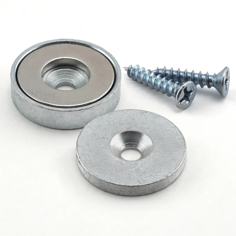 30 Lb. Neodymium Latch Magnet Kit With 35 Mgoe Pull Strength