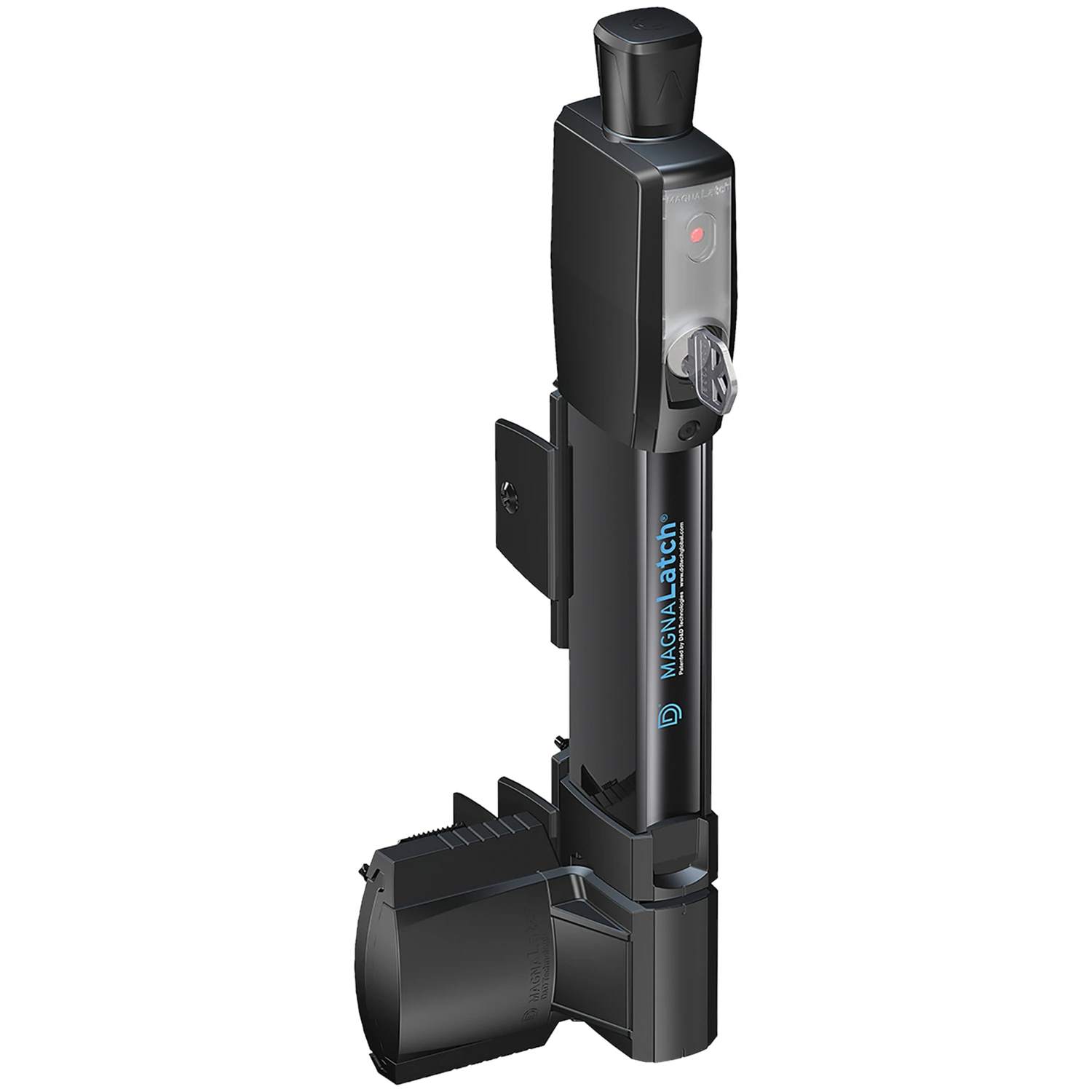 Magnalatch 12.43 In. H X 2.44 In. W Black Polymer Vertical Pull Gate Latch