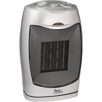 One-touch Oscillating Heater/fan 9-1/8"w X 9-5/8"d X 13-1/2"h