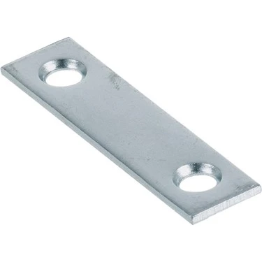 2 X 1/2 Mending Plate, Zinc Plated Hillman Mending Plates 851676 008236866483