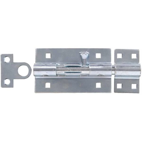 8-inch Extra Heavy Gate Barrel Bolt, Zinc Plated, Model 851023