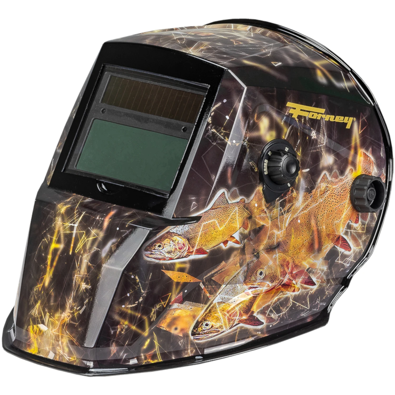 ADF Welding Helmet, Camo Outdoor Angler