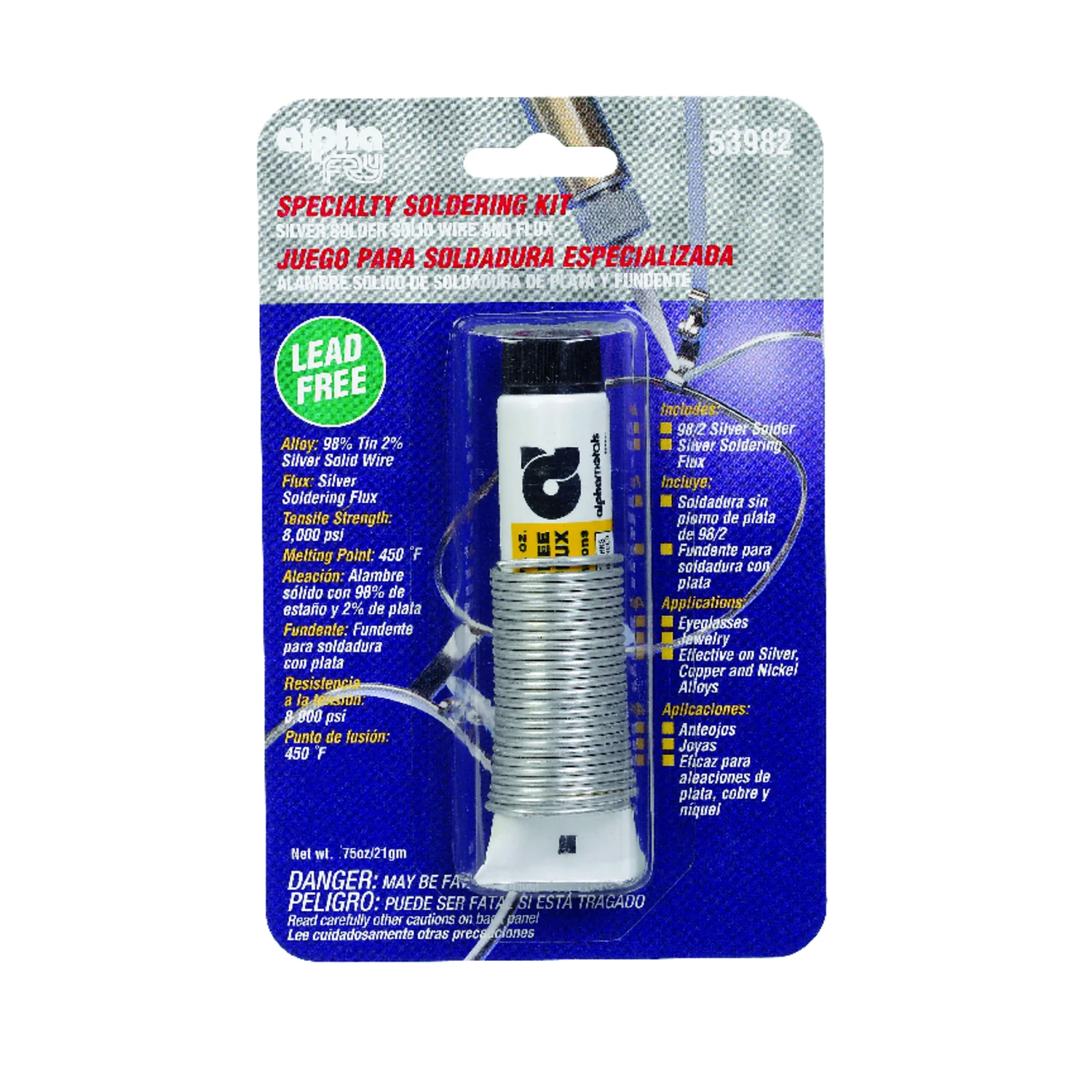 Specialty Solder, 0.75-oz., .062-Diameter
