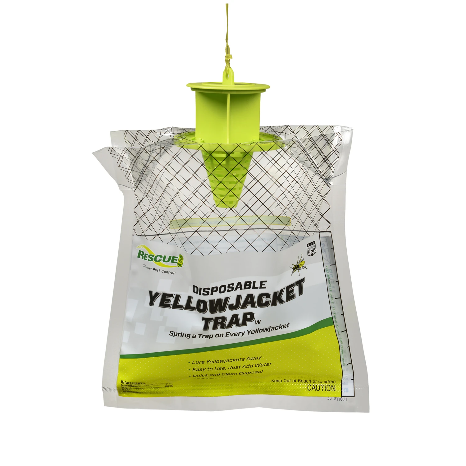 Rescue YJTD-DB12-E Disposable Yellow Jacket Trap, Includes: Attractant
