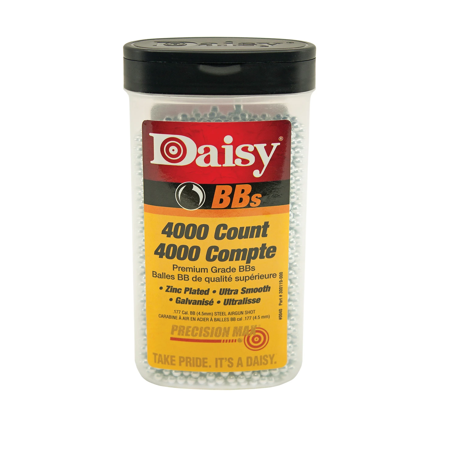 Daisy 40 Airgun Shot, Ultra Smooth, Steel, Zinc-Plated