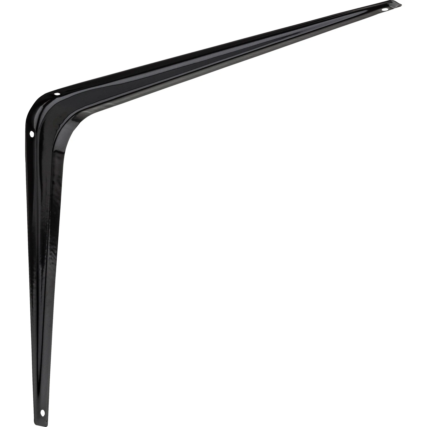 Shelf Bracket, Black, 10 x 12 In.