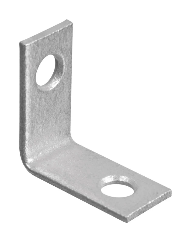 Galvanized Corner Brace, 1 x 1/2 In., 4-Pk.