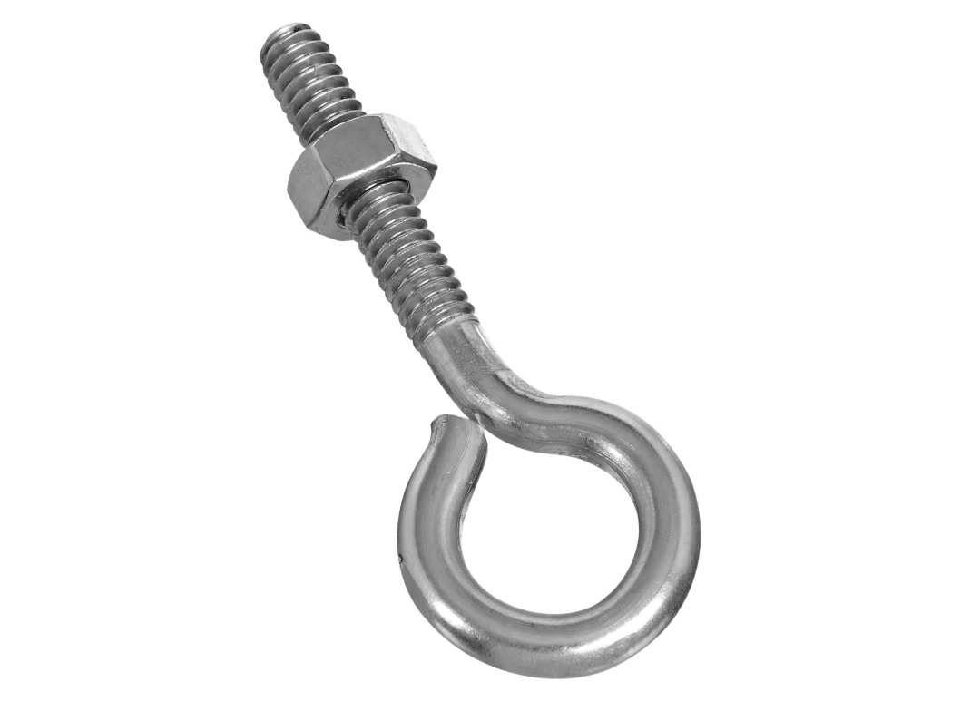 Eye Bolts, Stainless Steel, 1/4 x 2-1/2 In.