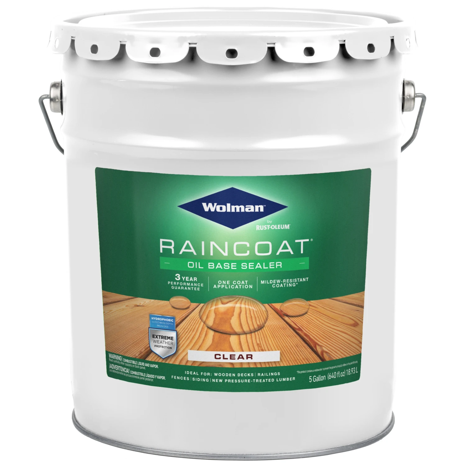 Rain-Coat Water Repellent With Clear Toner, 5-Gallons