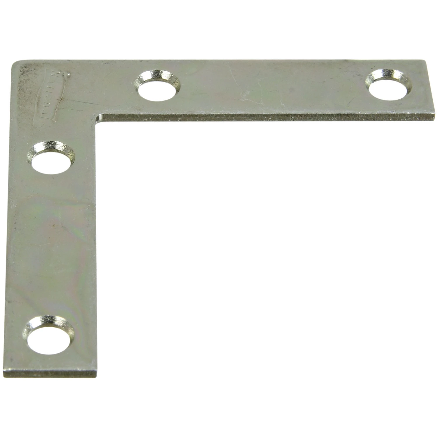 Flat Corner Iron, Zinc, 2-1/2 In.