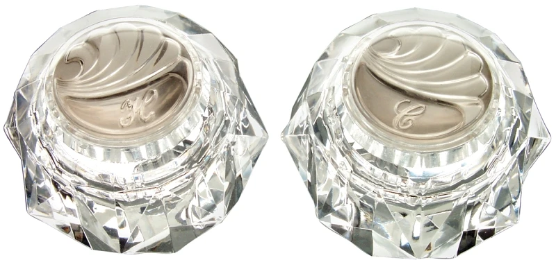 2-pack Clear Faucet Handles For Delta/delex, Model 10304, Microban Material