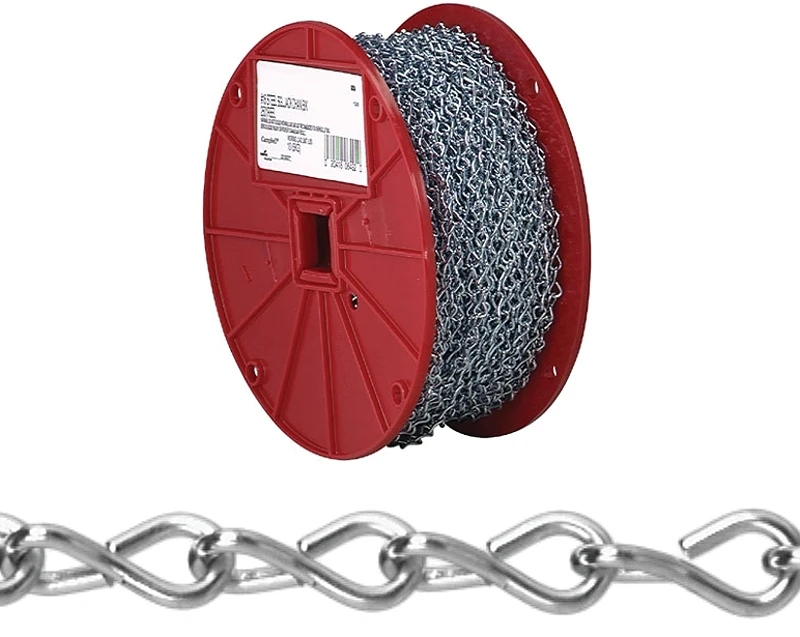 #12 Blue-Krome Single Jack Chain, 200 Ft.