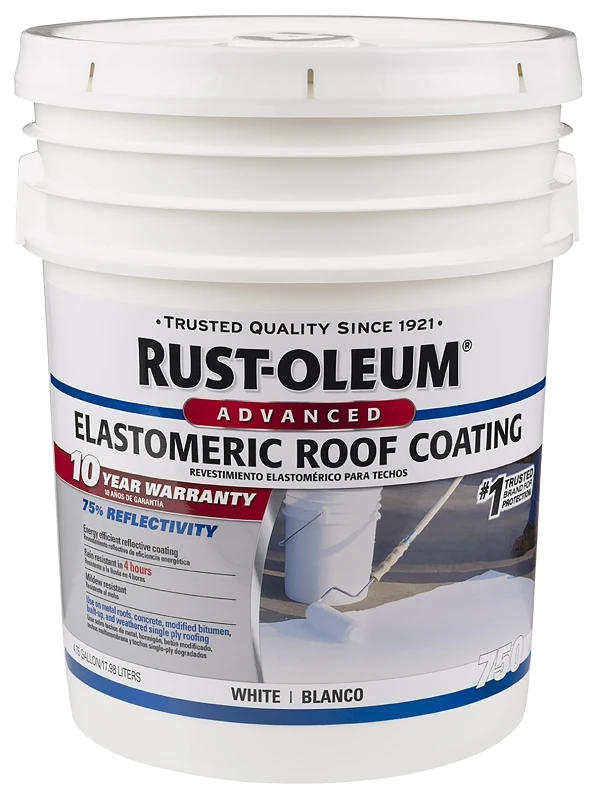 750 5 Gallon 15-year Elastomeric Roof Coating - White