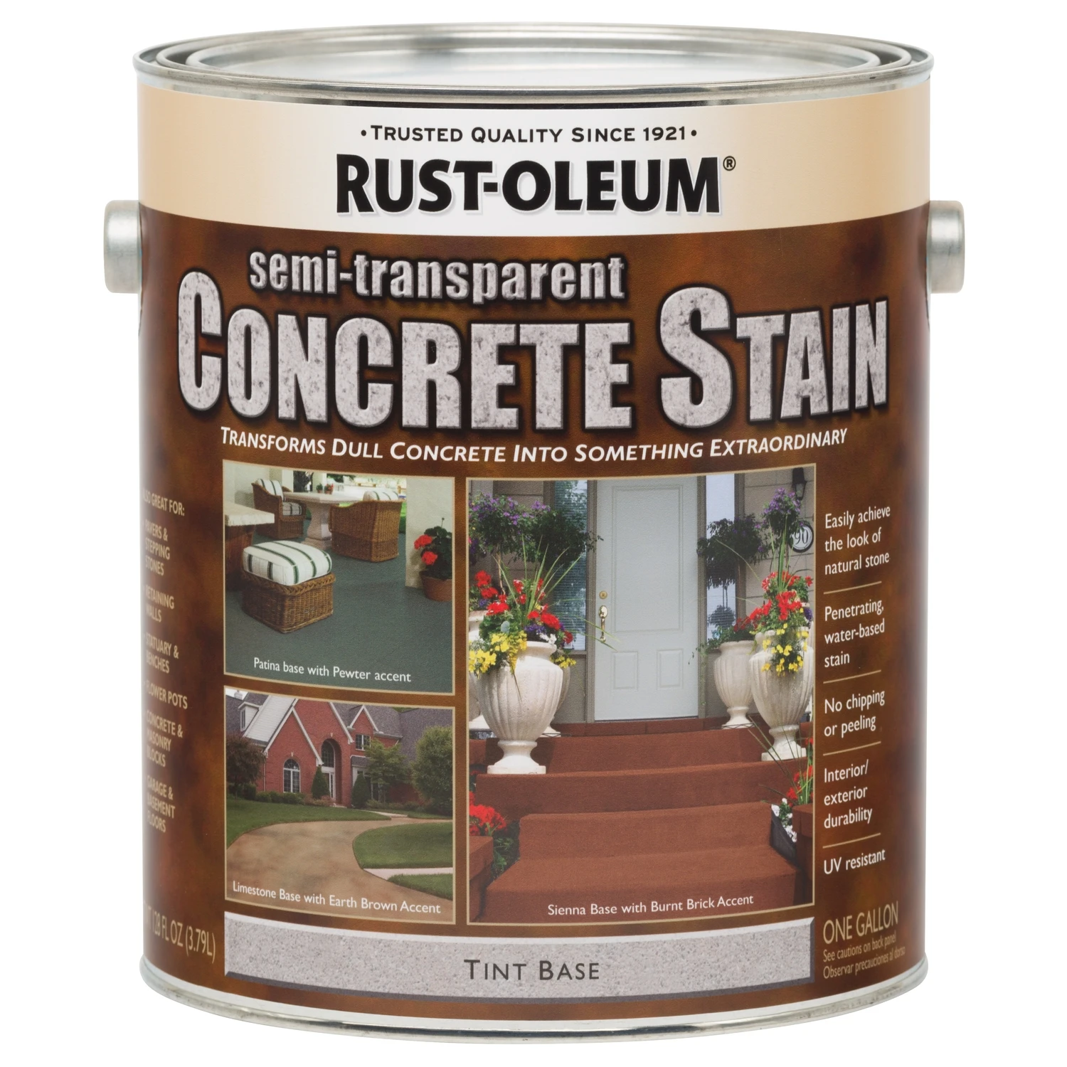 RockSolid Concrete Stain & Sealer, Semi-Transparent, Gallon