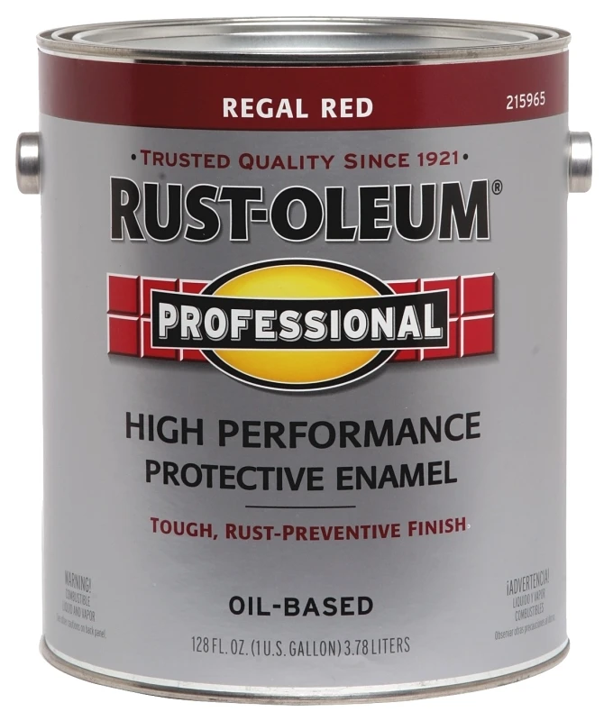 Professional Oil-based Gloss Voc Formula Rust Control Enamel, Regal Red, 1 Gallon