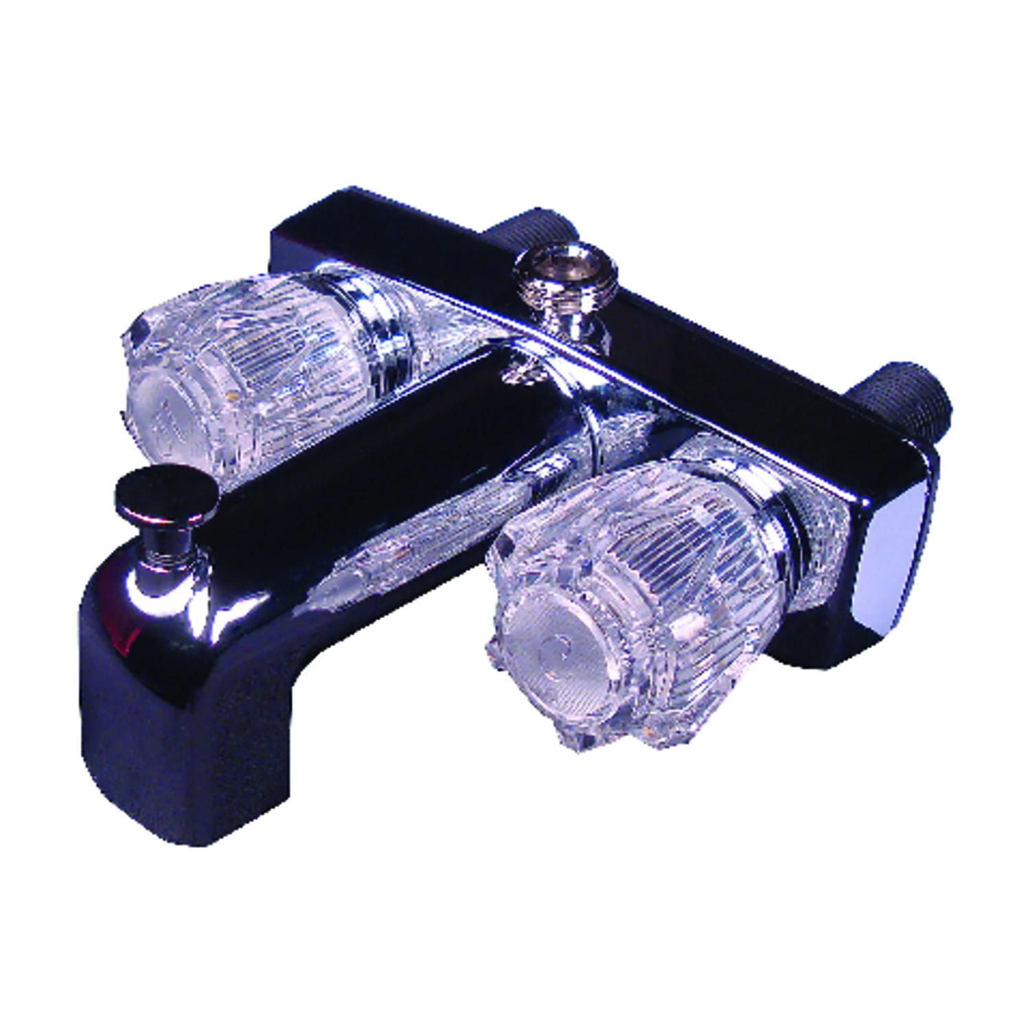 US Hardware RV-022B Tub and Shower Diverter, 1/2 in Connection, Plastic, Chrome