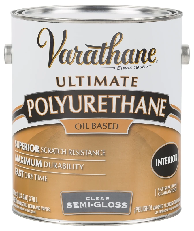 Premium Interior Polyurethane, Oil-Based, Semi-Gloss, 1-Gallon