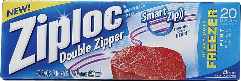 Freezer Bags, Pint, 20-Ct.