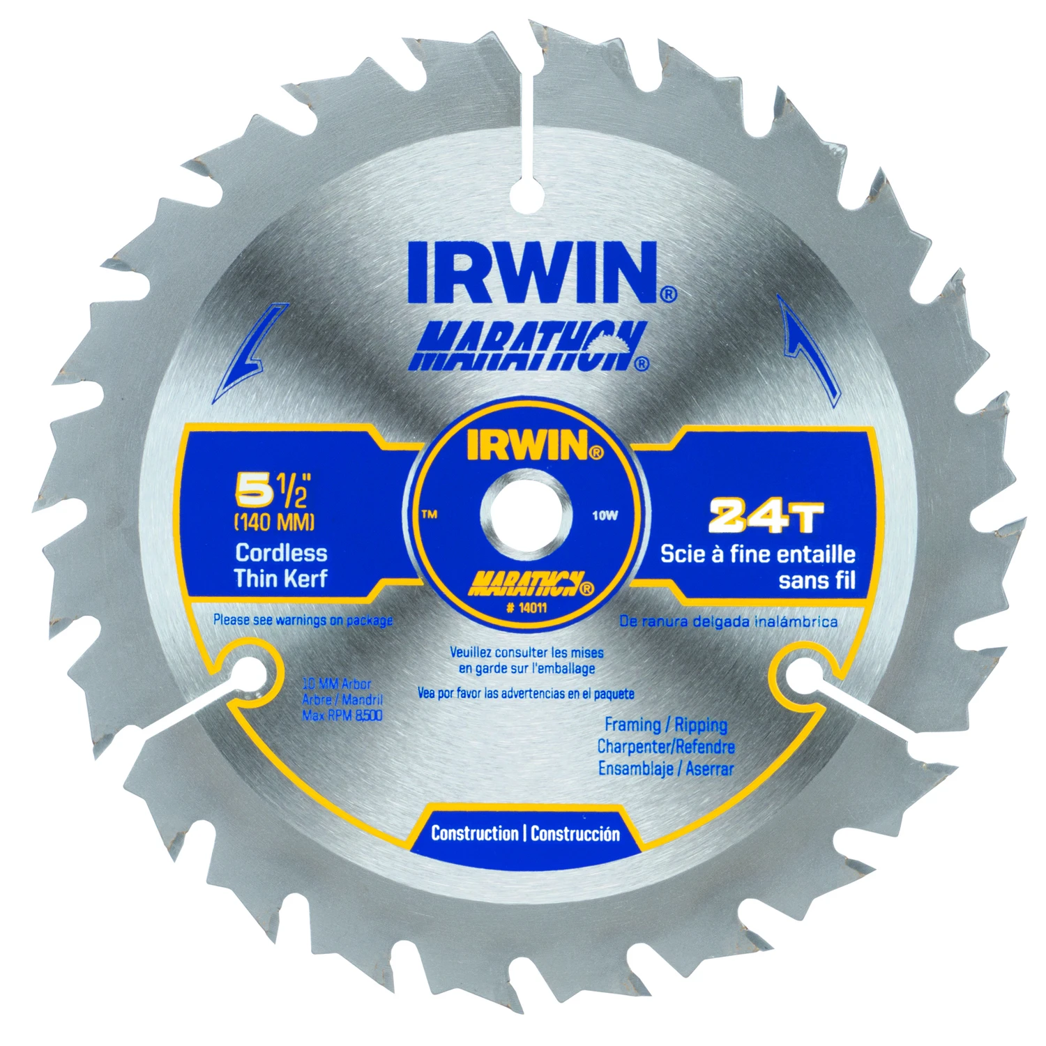 Marathon Carbide-Tipped Circular Saw Blade, 24-Tooth x 5-1/2 In.