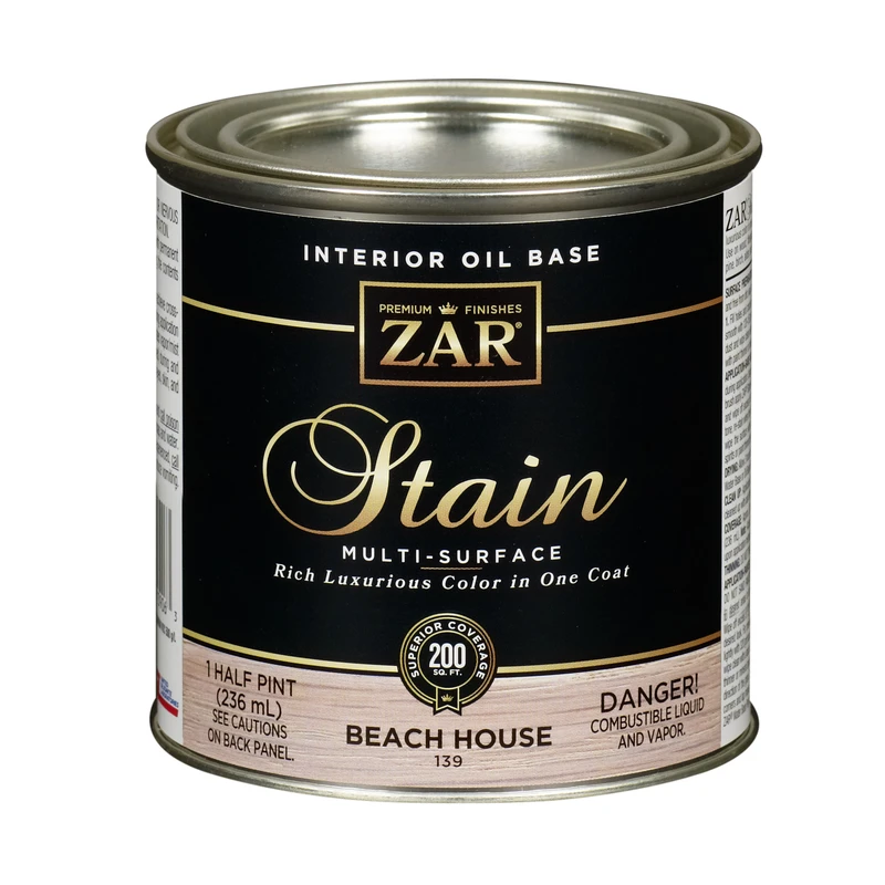 Interior Wood Stain, Beach House, 1/2-Pt