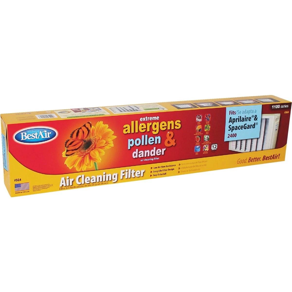 BestAir MERV: 11 (Common: 27-in x 3-in x 6-in; Actual: 27-in x 2-in x 5.875-in) Pleated Air Filter