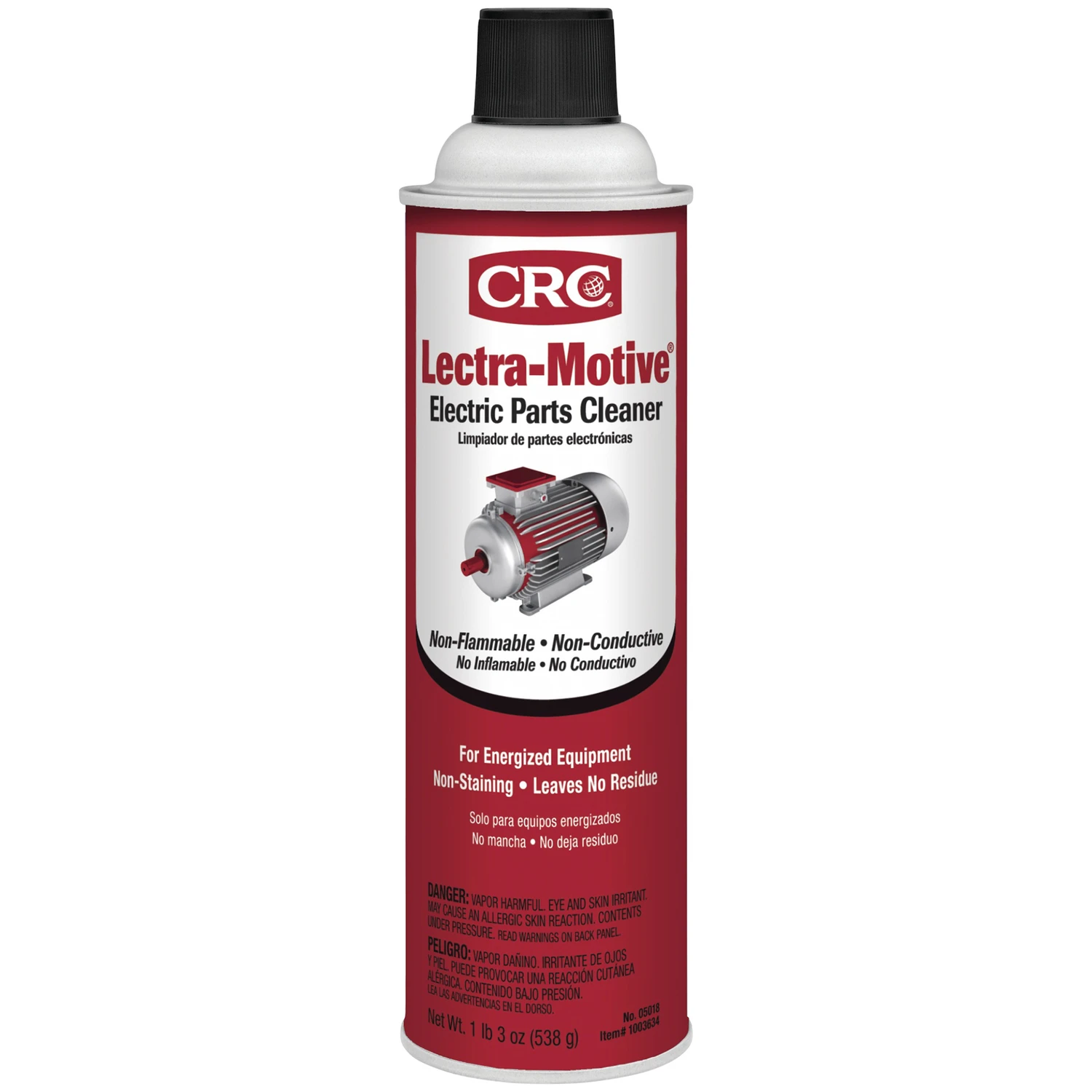 CRC 05018 Lectra-Motive Electric Parts Cleaner, 19 oz.