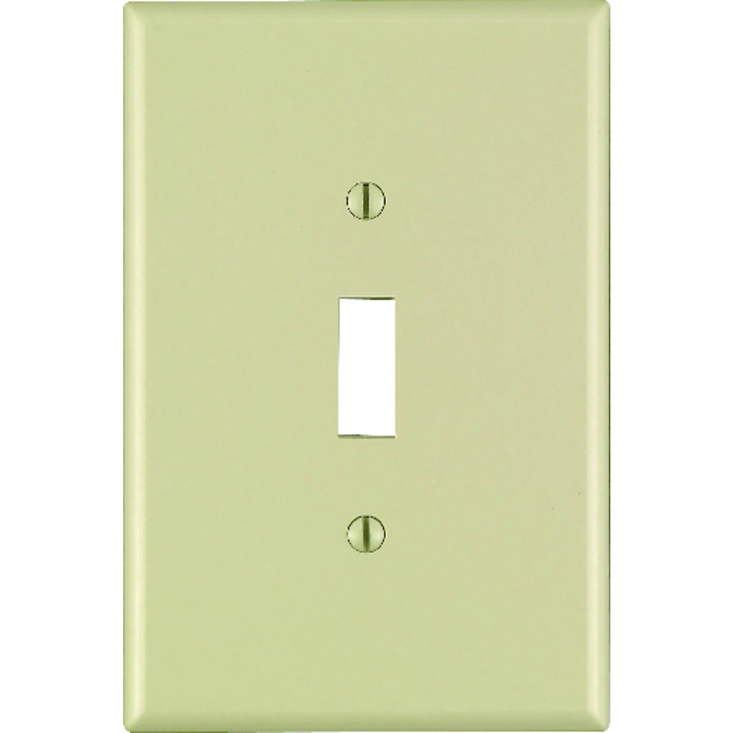 Leviton 86101 Wallplate, Oversized, 3-1/2 in L, 5-1/4 in W, 1-Gang, Thermoset Plastic, Ivory, Smooth Leviton 86101 Wallplate, Oversized, 3-1/2 in L, 5-1/4 in W, 1-Gang, Thermoset Plastic, Ivory, Smooth