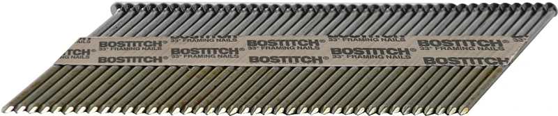 3 In. X .131 In. 11 Ga. Offset Round Head Framing Nails, 2500 Pk, 30-34 Deg