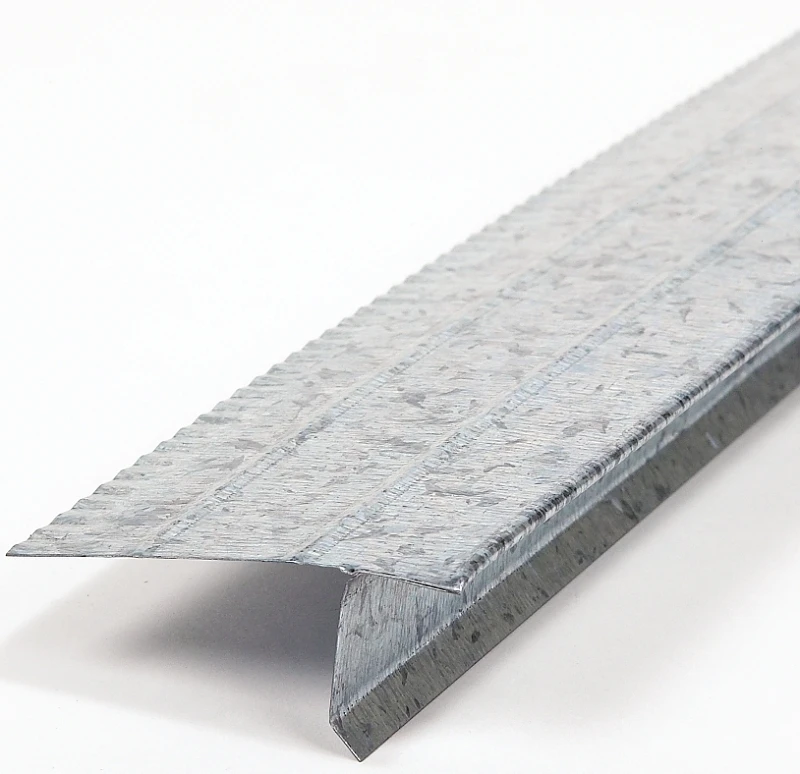 Steel Drip Edge, Galvanized, 2-7/16 x 1-In. x 10-Ft.