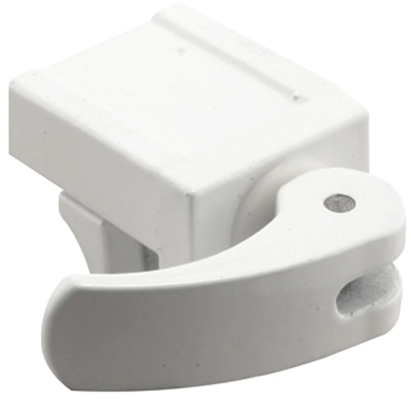 Prime-line White Die-cast Zinc Window Lock 2 Pk, Adjustable Jaw, Model U 9809