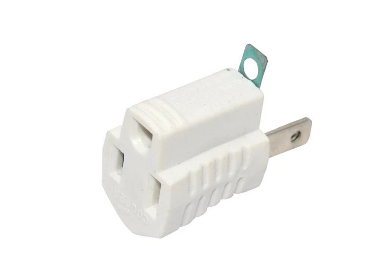 419w Grounding Adapter 15a 125v 2-pole To 3-wire