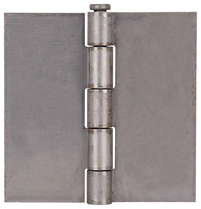 2857365 4 X 4 In. Welding Blank Door Hinge Leaf - Plain Steel, Loose Pin