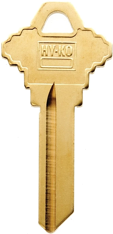 Hy-ko 21200sc4br Key Blank, Brass For Schlage Locks - Pack Of 200