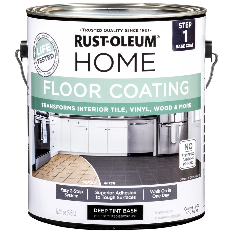Home Deep Tint Base Floor Coating Step 1 1 Gallon - Durable Interior Paint