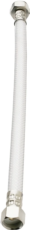 Ez Faucet Supply Tube 1/2 In. X 12 In. Stainless Steel 125 Psi