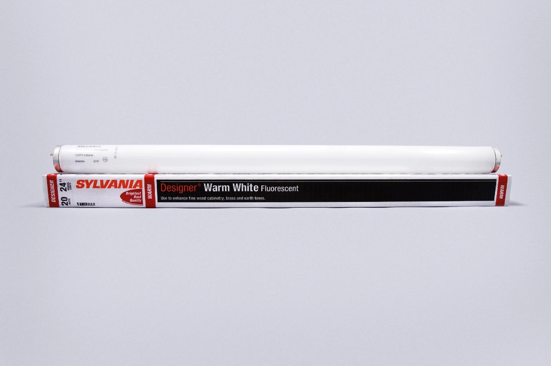 22252 F20t12/dsw/rp 24 Inch Warm White Fluorescent Tube Light Bulb 20w
