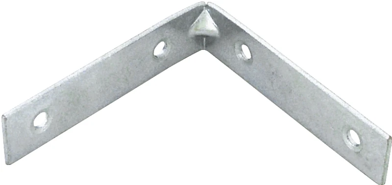 Cb-z03-013l Corner Brace, 3 X 0.75 In., Zinc, Pack Of 25