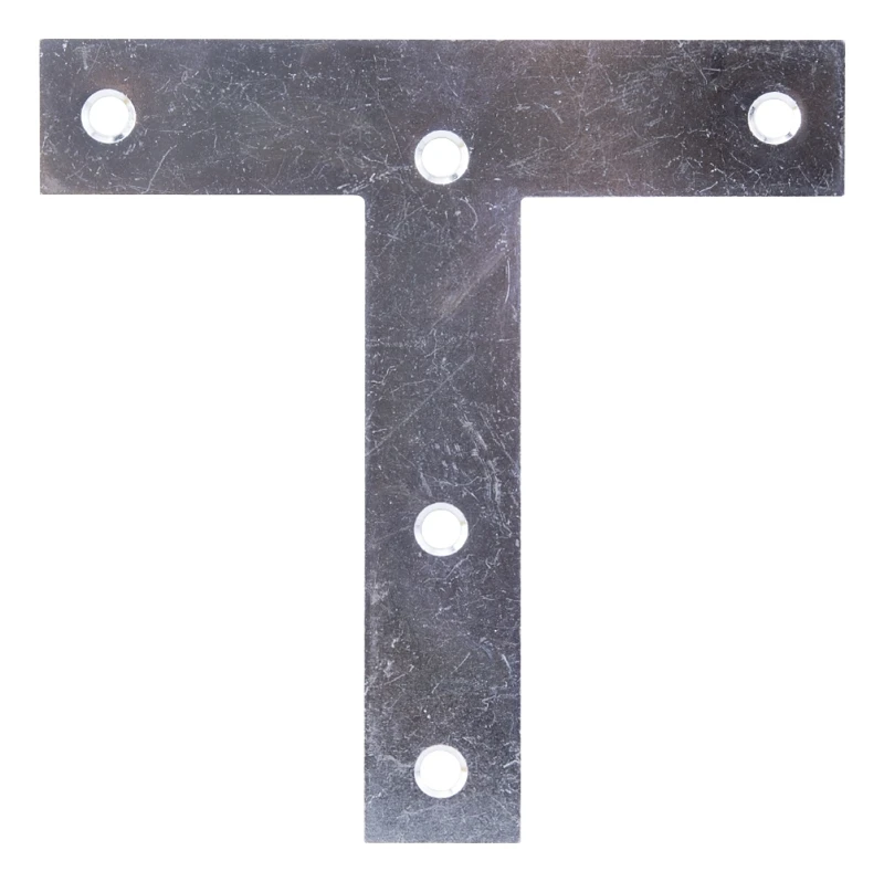 Mintcraft 22499zcl3l T-plate, 5 X 5 Inch Zinc Plated, 20 Pk