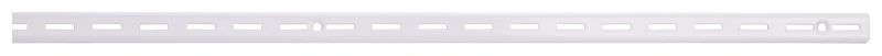 Adjustable Single Track Shelf Standard 72 Inch White Steel Model 25214phl