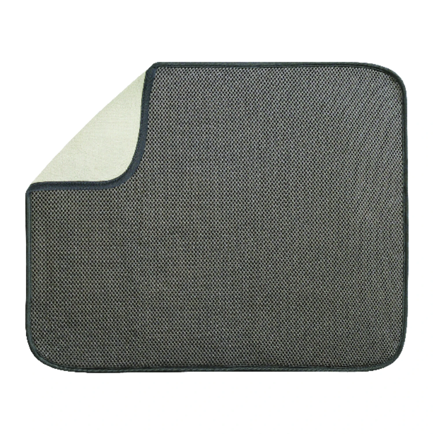 Idry 18 In. L X 16 In. W X 0.5 In. H Microfiber Drying Mat In Mocha