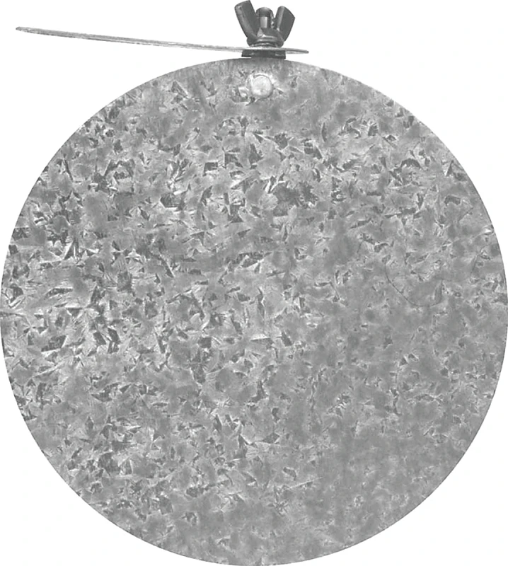 Gv0748 Duct Key Damper, 4 Inch Diameter, Steel Construction